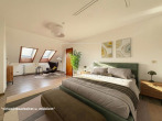 Schlafen, virtuell bearbeitet - Großzügige Maisonettewohnung mit Haus-im-Haus-Charakter in St. Georgen!