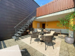 Terrasse, virtuell bearbeitet - Großzügige Maisonettewohnung mit Haus-im-Haus-Charakter in St. Georgen!