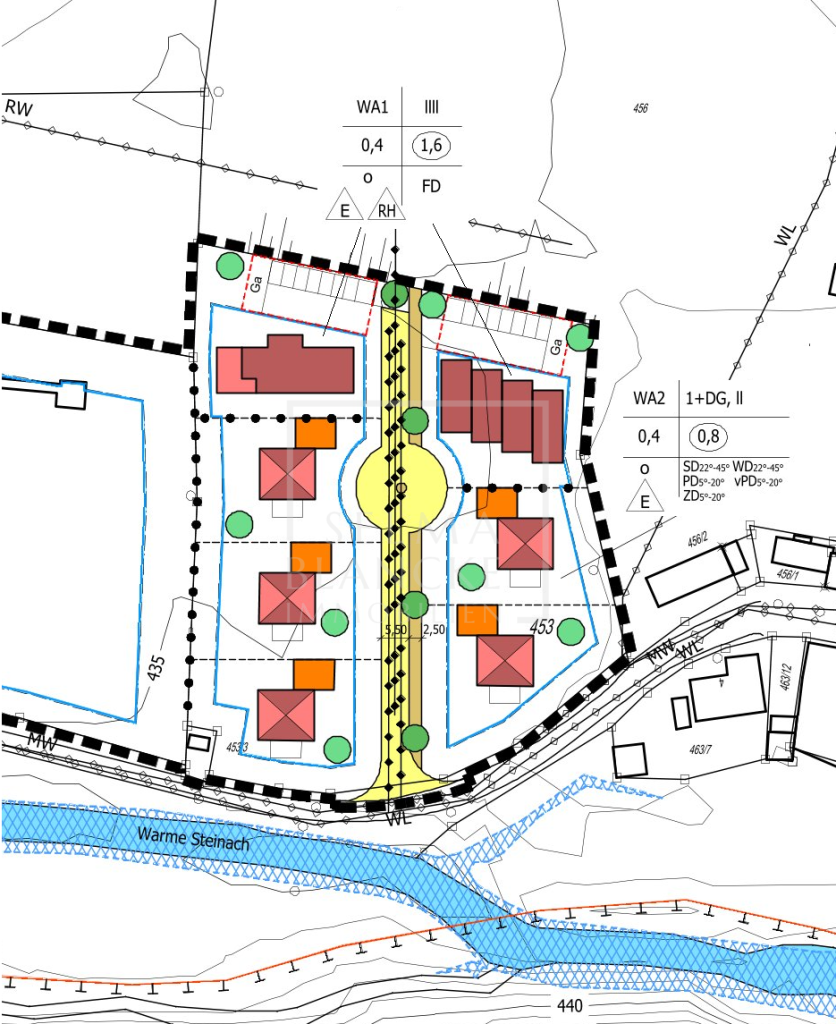 Ausschnitt B-Plan In der Au