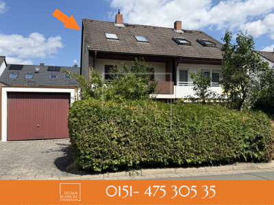 Bayreuth-Kreuz: Familienfreundliche DHH mit 6 Zimmer, Garage und Garten, 95445 Bayreuth, Einfamilienhaus